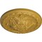 Ekena Millwork Acanthus Ceiling Medallion, Hand-Painted Iridescent Gold, 11 3/8"OD x 2"P CM11ACIGS - alternate 5